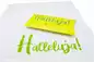 Preview: Geschirrhandtuch "Halleluja" mit Geschenkverpackung