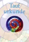 Preview: PC-Taufurkunde für Kinder (10 Stk.) Motiv Hundertwasser