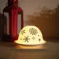 Preview: Windlicht Schneeflocke