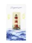 Preview: Holz-Lesezeichen Leuchtturm