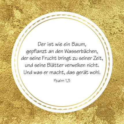 rauhe edition: Anhänger Lebensbaum Gold mit Geschenkverpackung