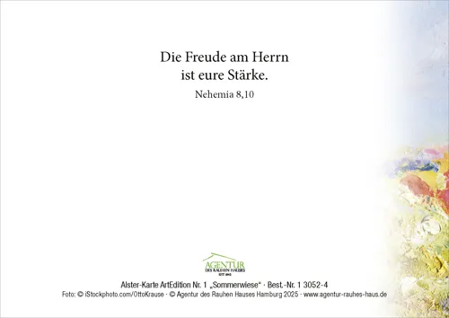 Alster-Karte ArtEdition Nr. 1 Sommerwiese