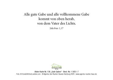 Preview: Alster-Karte Nr. 138: Gute Gaben