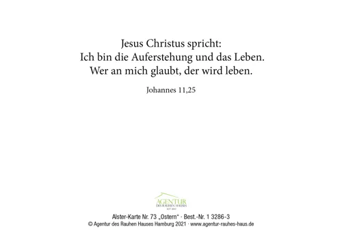 Alster-Karte Nr. 73: Ostern