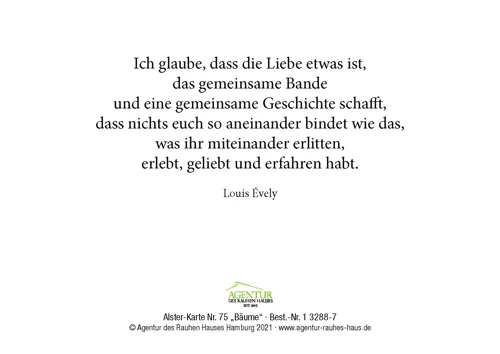 Alster-Karte Nr. 75: Bäume