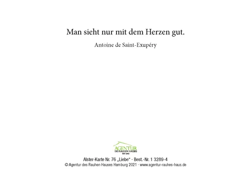 Alster-Karte Nr. 76: Liebe