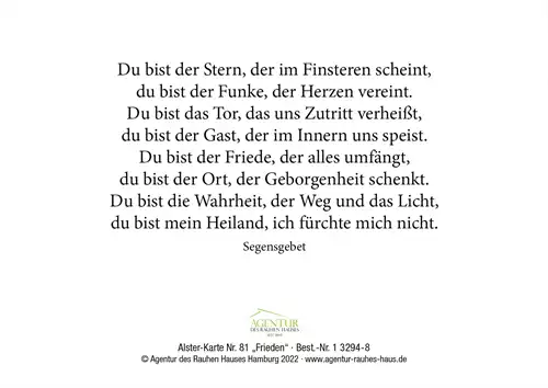 Alster-Karte Nr. 81: Frieden
