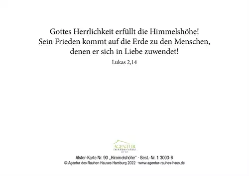 Alster-Karte Nr. 90: Himmelshöhe