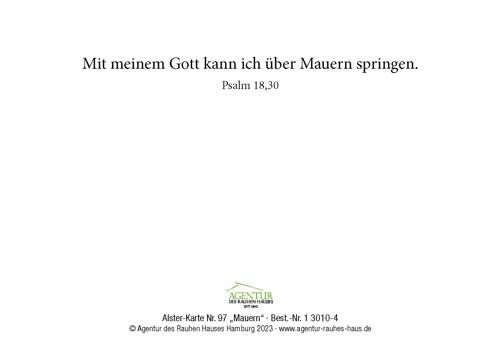 Preview: Alster-Karte Nr. 97 Mauern