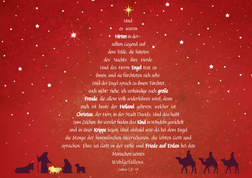 Alster-Karte Nr.129: Die Weihnachtsgeschichte