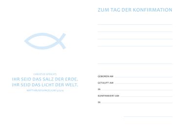 Preview: Faltschein "Konfirmation" (10 Stk)