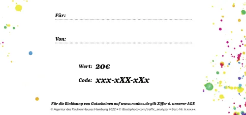 Geschenkgutschein 20,00 EUR