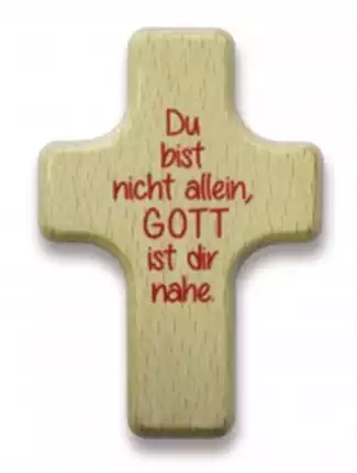 Handschmeichler Kreuz Du bist nicht allein