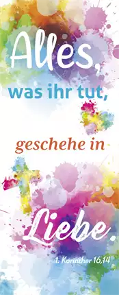 JL 2024 Kunst Lesezeichen (10 St.) Motiv: Kreuz & Herz