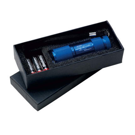 Preview: JL 2026 LED-Taschenlampe blau