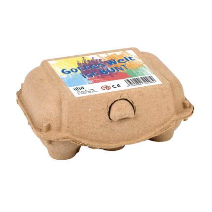 Preview: Kreide-Eier 6er Set