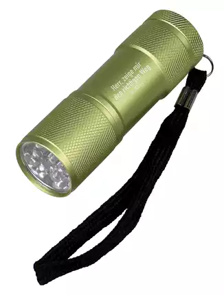 LED-Taschenlampe grün