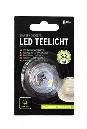 LED Teelicht warmweiß