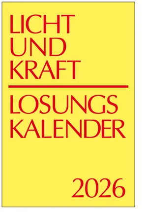  Licht und Kraft 2026, Reiseausgabe günstig kaufen im Shop 