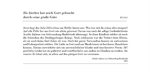 Liedkalender 2024
