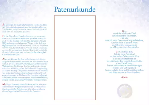 PC-Karte Patenbrief (10 St.) Motiv Glasfenster Hundertwasser