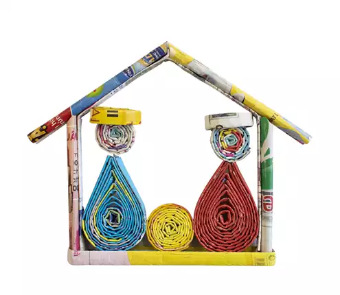 Papieranhänger Heilige Familie