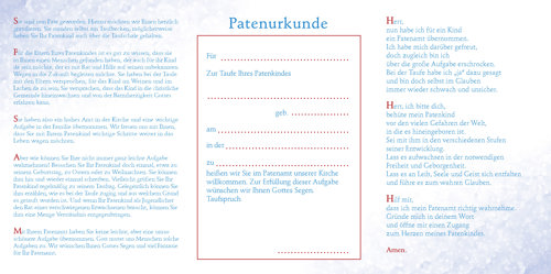 Patenbrief Motiv Hundertwasser (10 St.)