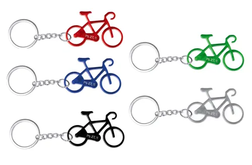 Schlüsselanhänger Fahrrad Aluminium