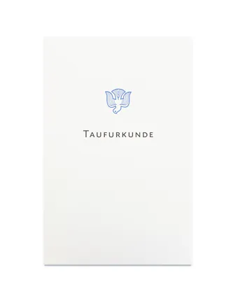 Taufurkunde Hochformat (10 St.)