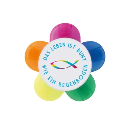 Textmarker Blume