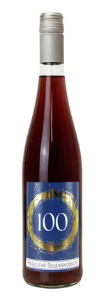 Traubensaft rot Bio mit Etikett 100. Geburtstag (6,67 EUR/Liter)