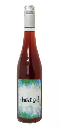 Traubensaft rot Bio mit Etikett  Halleluja  (7,73 EUR/Liter)