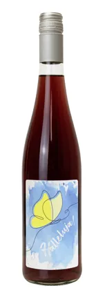Traubensaft rot Bio mit Etikett "Halleluja" NEU (8,27 EUR/Liter)