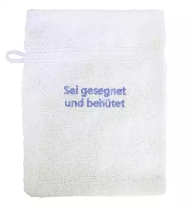 Waschhandschuh "Sei gesegnet"