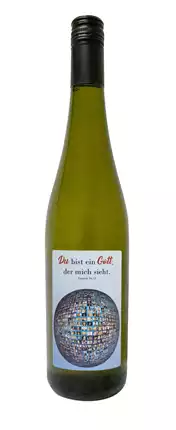 Weißwein mit Etikett Jahreslosung 2023 (6,60 EUR/Liter), Silvaner
