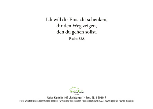 Preview: Alster-Karte Nr. 106 Richtungen