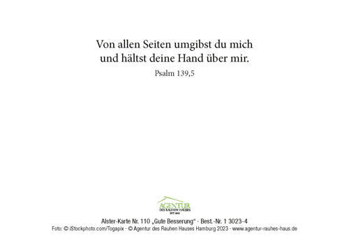 Preview: Alster-Karte Nr. 110: Gute Besserung