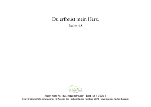 Preview: Alster-Karte Nr. 113: Herzensfreude