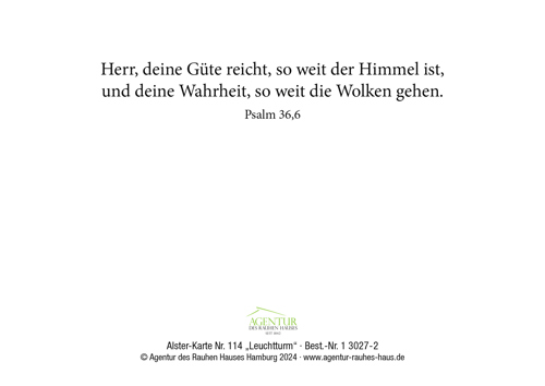 Preview: Alster-Karte Nr. 114: Leuchtturm