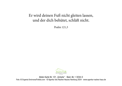 Preview: Alster-Karte Nr. 121: Schuhe