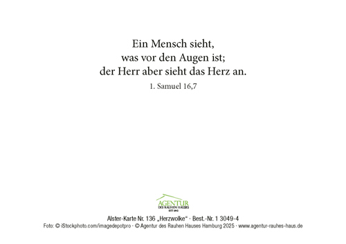 Preview: Alster-Karte Nr. 136: Herzwolke