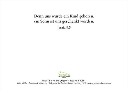 Alster-Karte Nr. 149: Krippe