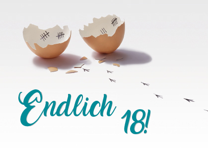 Preview: Alster-Karte Nr. 27: 18. Geburtstag 2. Kor 3,17