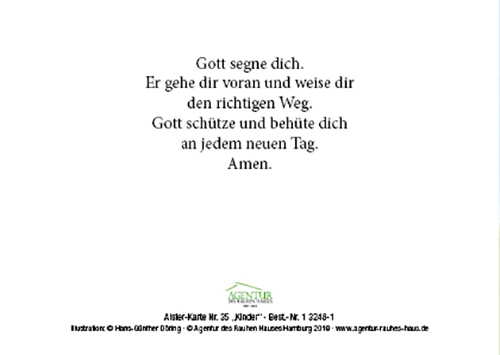 Preview: Alster-Karte Nr. 35: Kinder Einladung zum Einschulungsgottesdienst