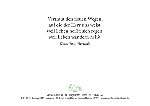 Preview: Alster-Karte Nr. 50: Wagenrad