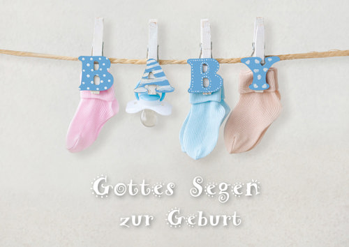 Preview: Alster-Karte Nr. 58: Gottes Segen zur Geburt