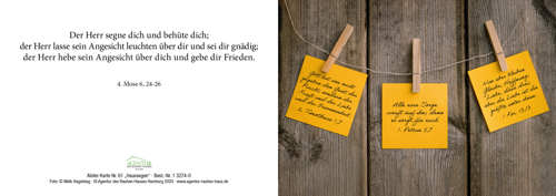 Preview: Alster-Karte Nr. 61: Haussegen mit Texteindruck