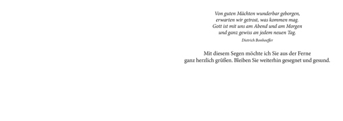 Preview: Alster-Karte Nr. 61: Haussegen mit Texteindruck