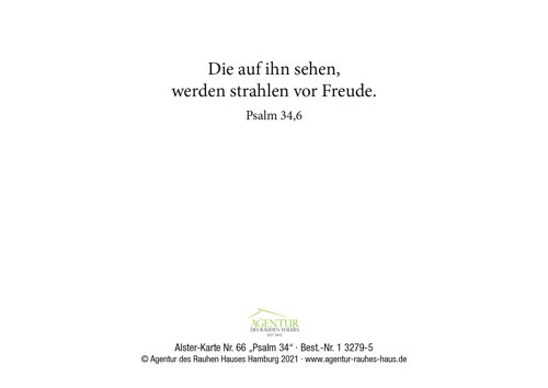 Preview: Alster-Karte Nr. 66: Psalm 34