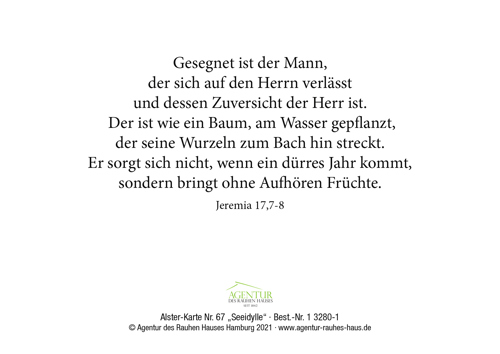 Preview: Alster-Karte Nr. 67: Seeidylle